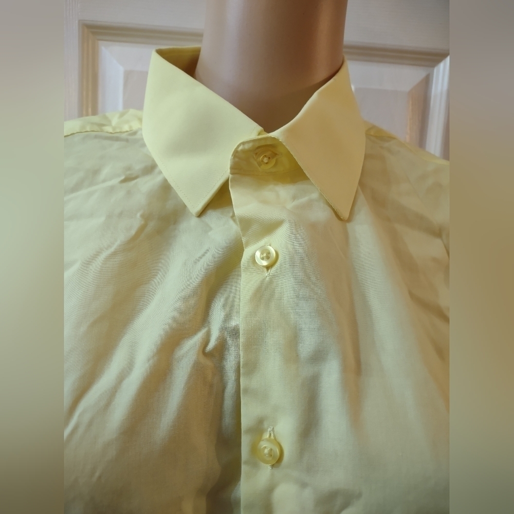 J. Ferrari Mens Slim Large 16-16.5 neck 32-33 long sleeve button up shirt - Picture 2 of 4